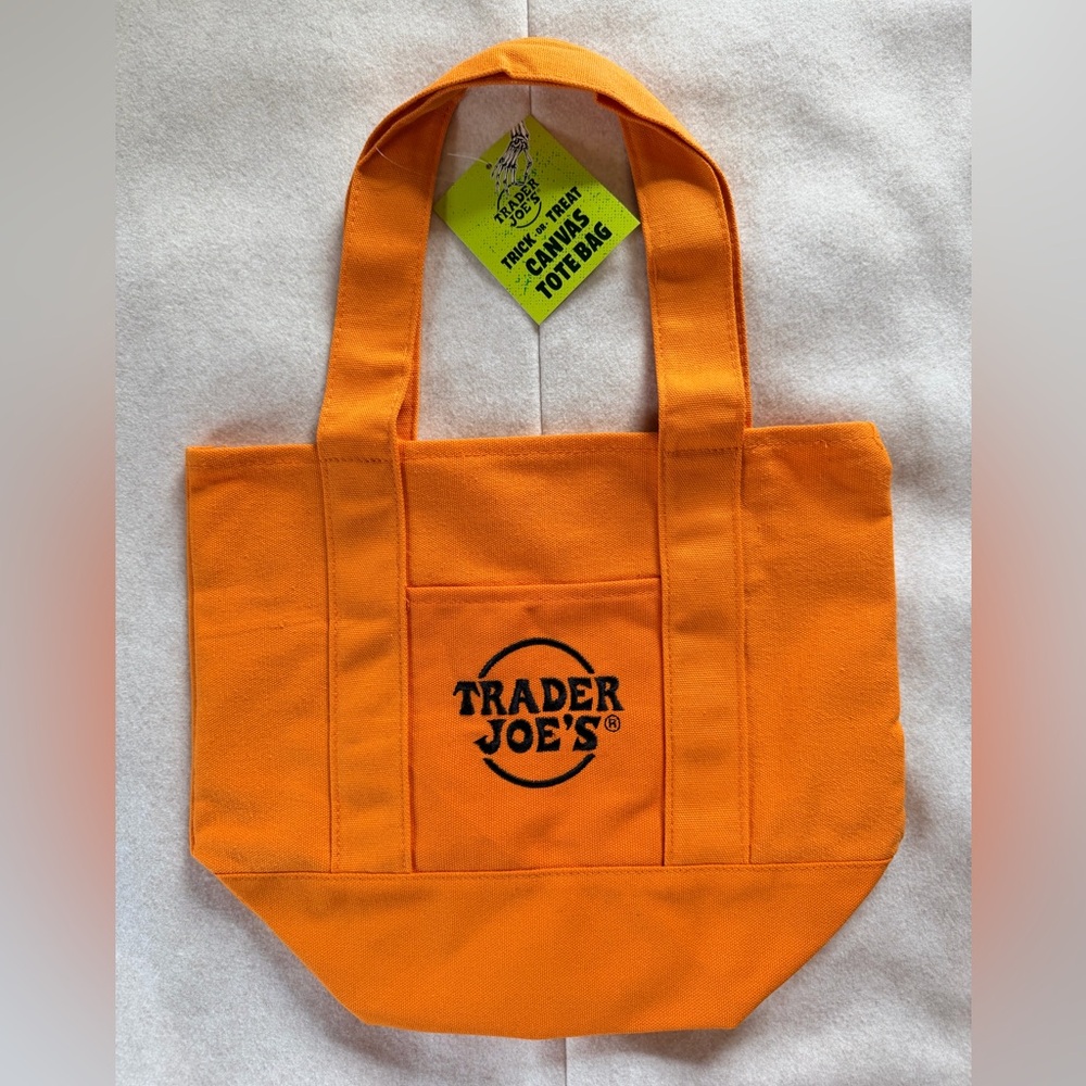 Trader Joe's Orange Tote Bag